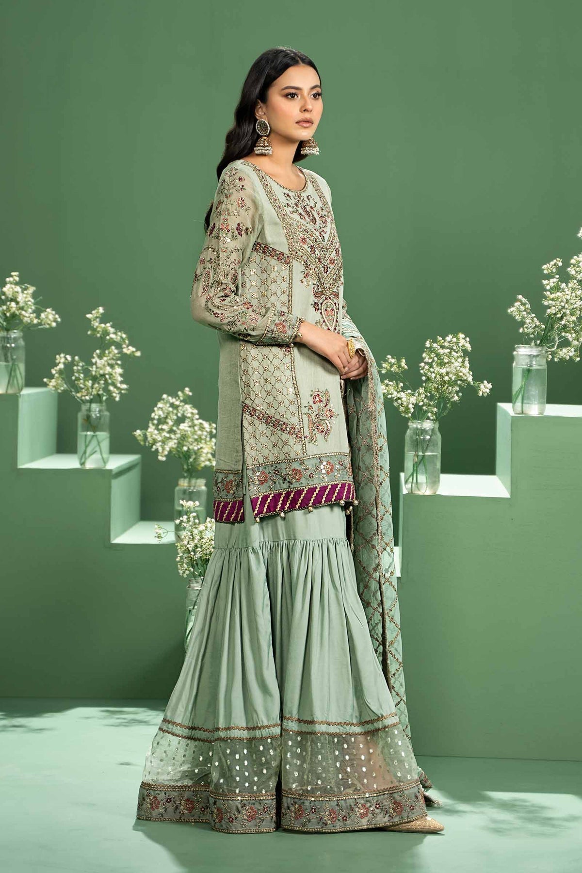 Maria b | Formal Wears | SF-W24-45 - Wedding Dress - Maria Faisal