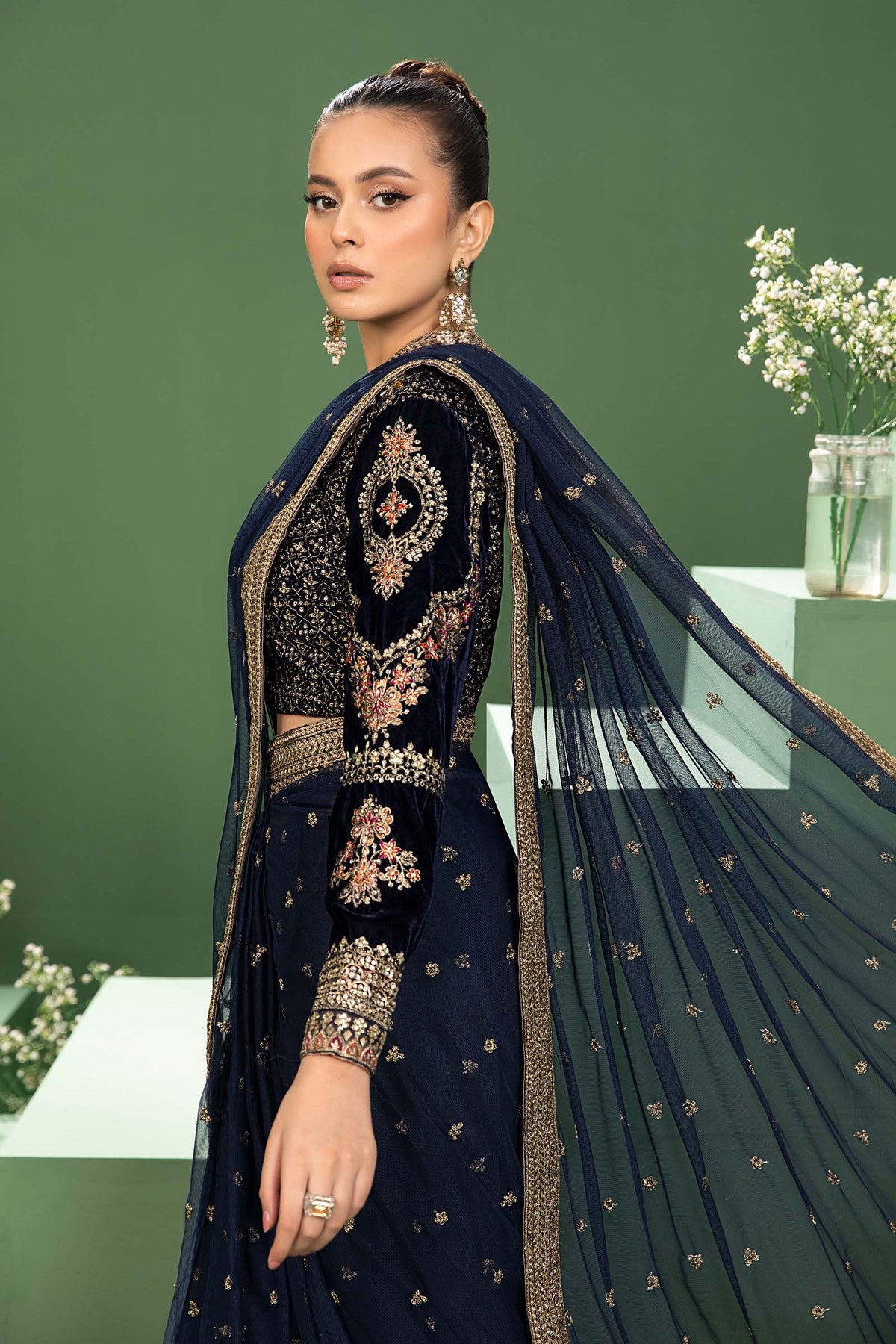 Maria B | Formal Wears | SF-W24-11 - Wedding Dress - Maria Faisal