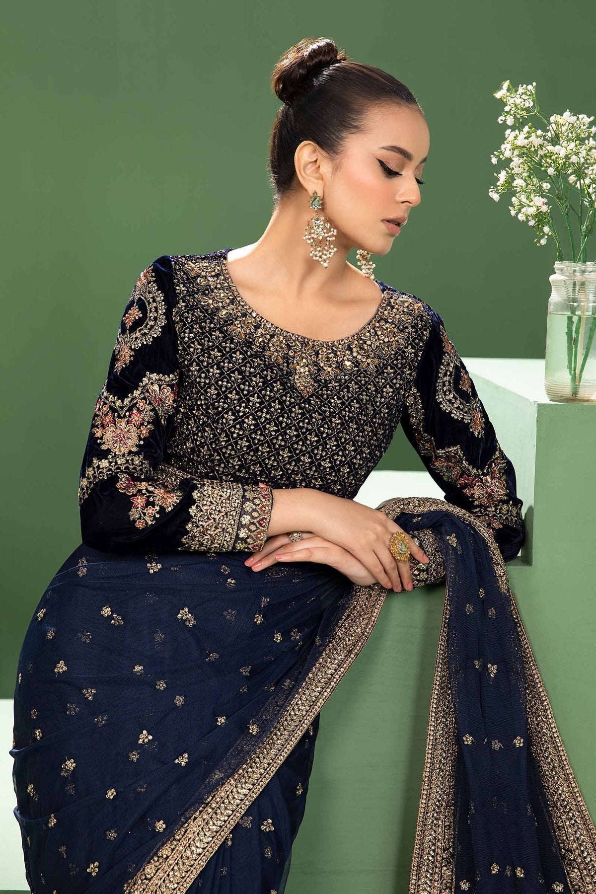Maria B | Formal Wears | SF-W24-11 - Wedding Dress - Maria Faisal