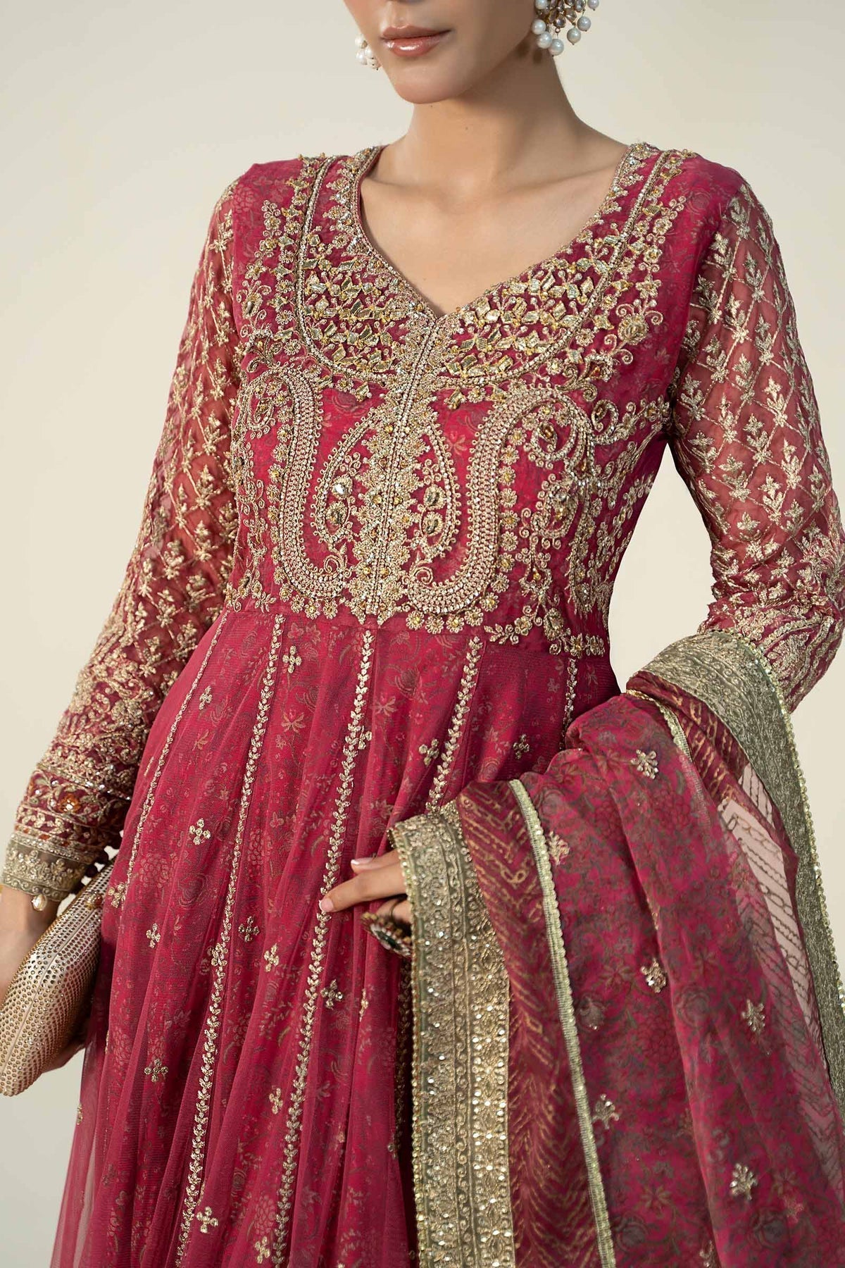 Maria B | Formal Wears | SF-W24-13 - Wedding Dress - Maria Faisal