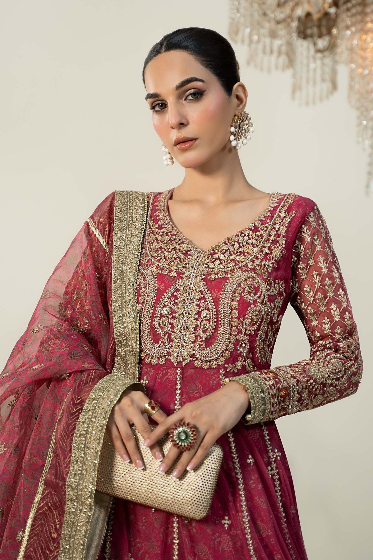 Maria B | Formal Wears | SF-W24-13 - Wedding Dress - Maria Faisal