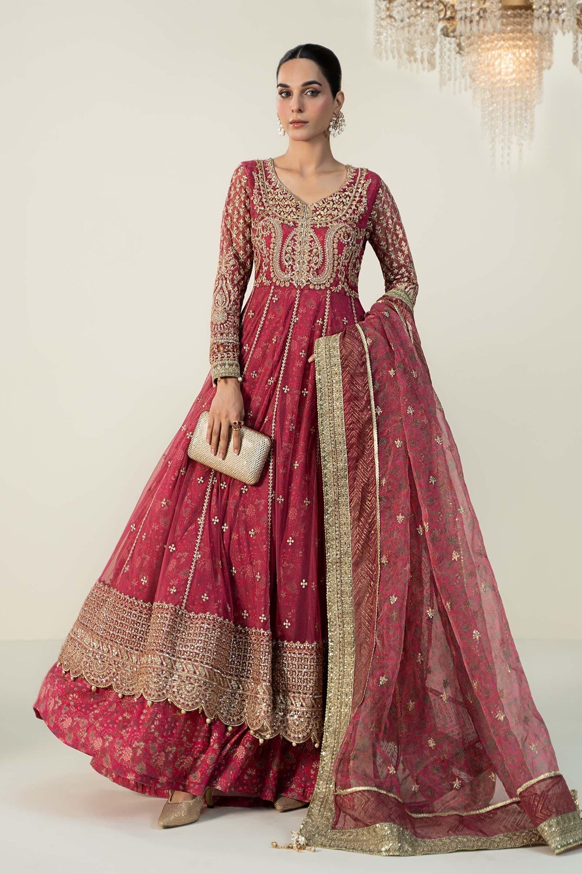 Maria B | Formal Wears | SF-W24-13 - Wedding Dress - Maria Faisal