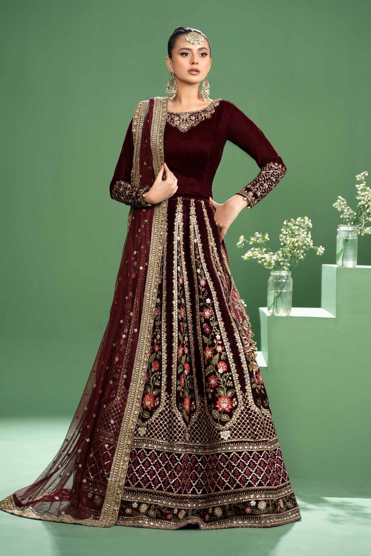 Maria b | Formal Wears | SF-W24-17 - Wedding Dress - Maria Faisal