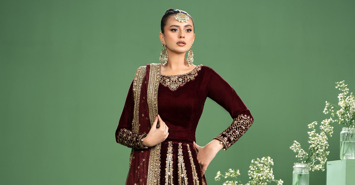 Maria b | Formal Wears | SF-W24-17 - Wedding Dress - Maria Faisal