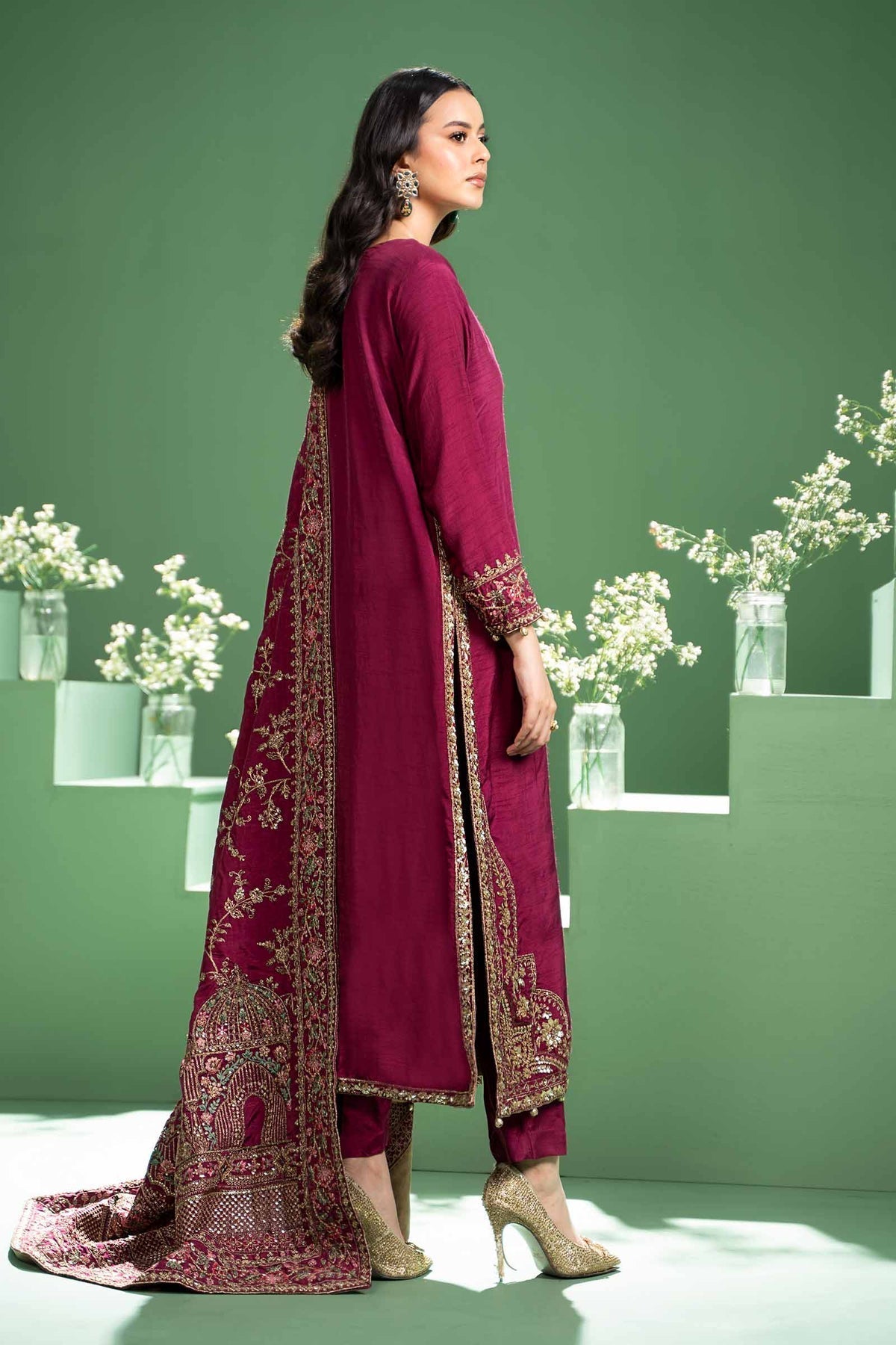 Maria b | Formal Wears | SF-W24-20 - Wedding Dress - Maria Faisal