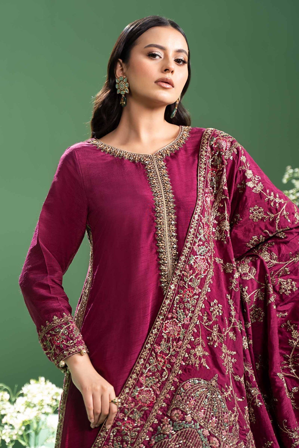 Maria b | Formal Wears | SF-W24-20 - Wedding Dress - Maria Faisal
