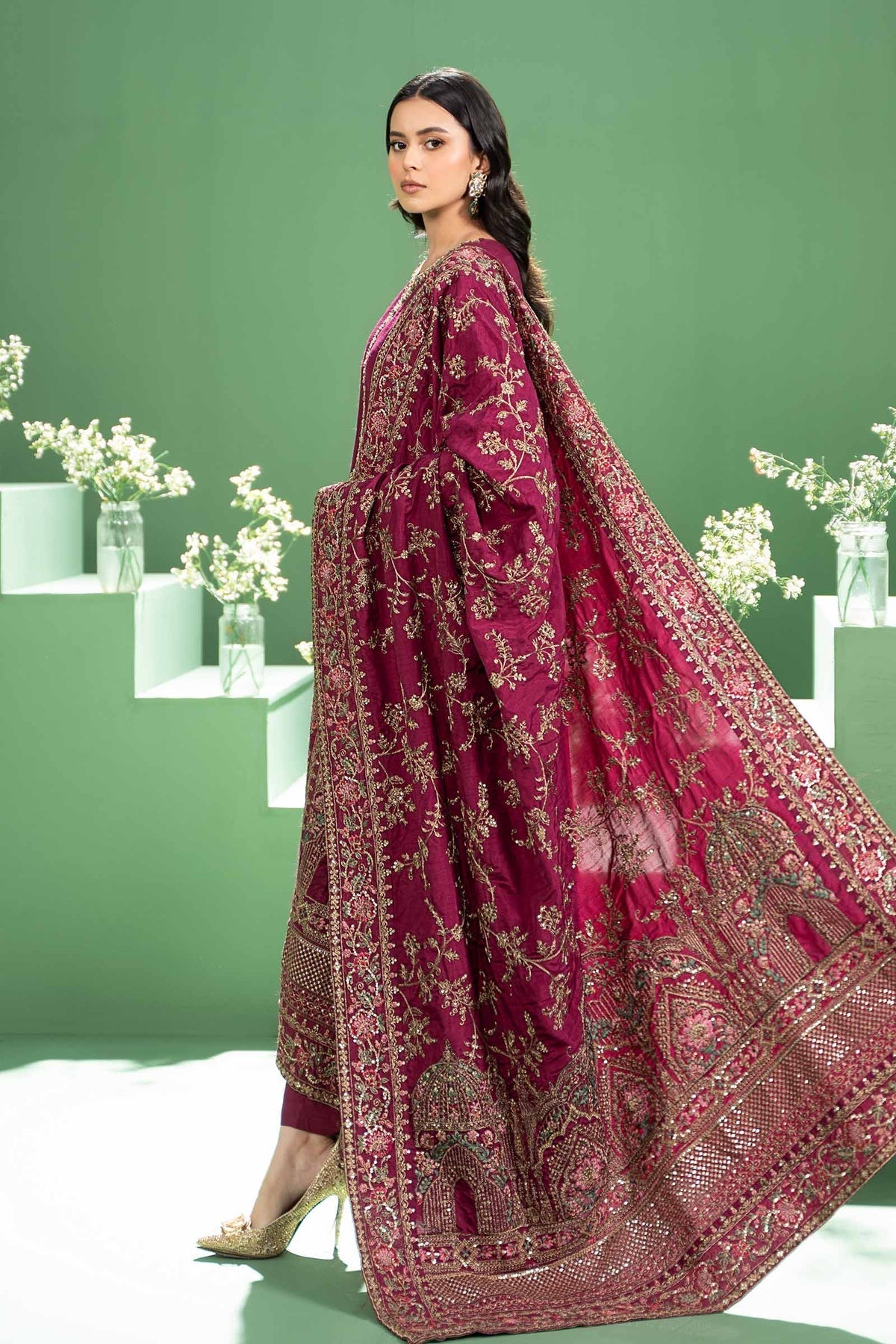 Maria b | Formal Wears | SF-W24-20 - Wedding Dress - Maria Faisal