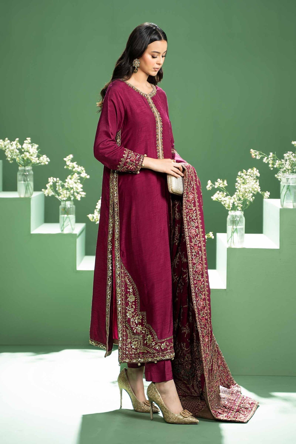 Maria b | Formal Wears | SF-W24-20 - Wedding Dress - Maria Faisal
