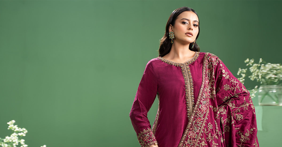 Maria b | Formal Wears | SF-W24-20 - Wedding Dress - Maria Faisal