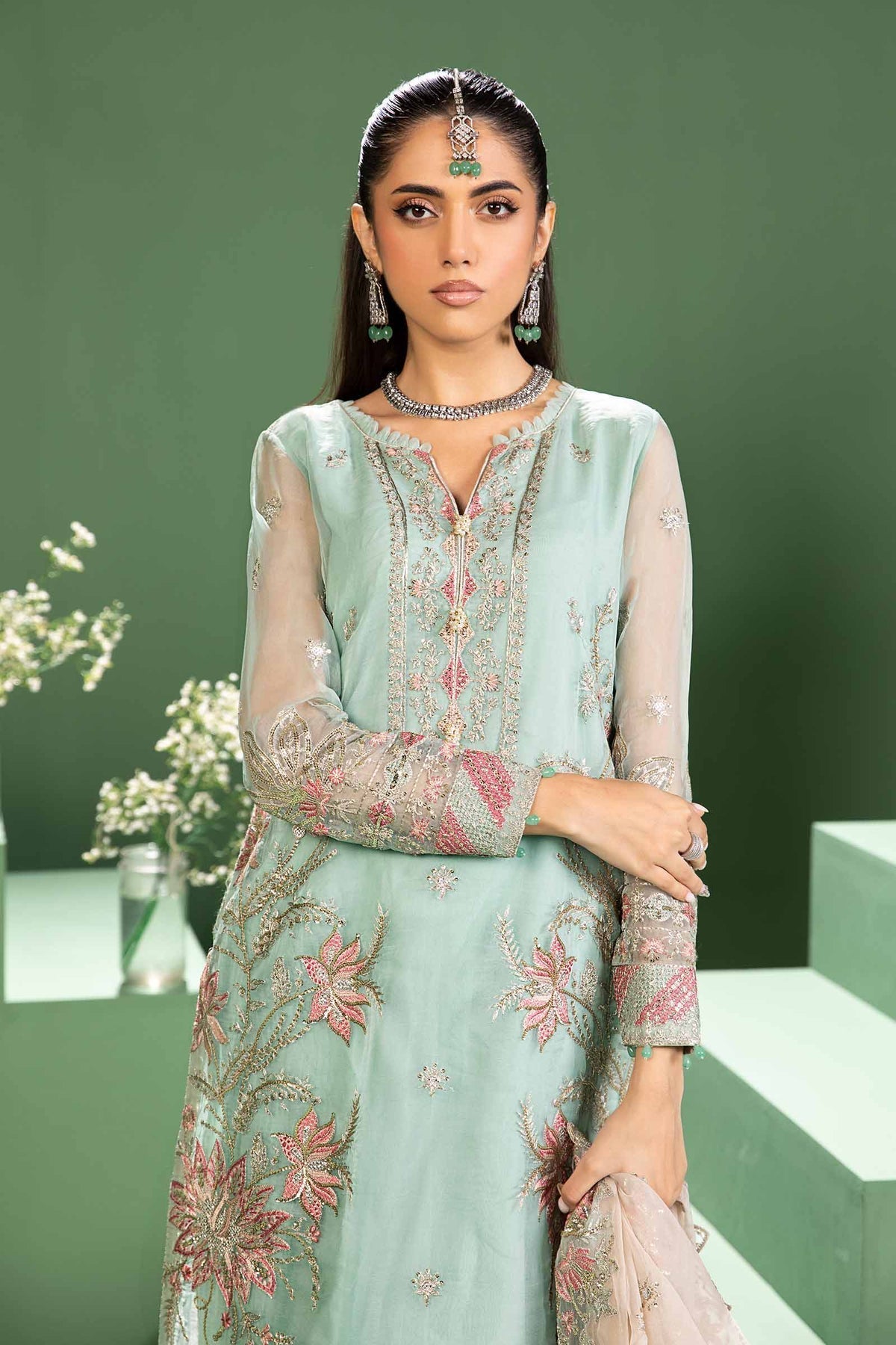Maria b | Formal Wears | SF-W24-27 - Wedding Dress - Maria Faisal