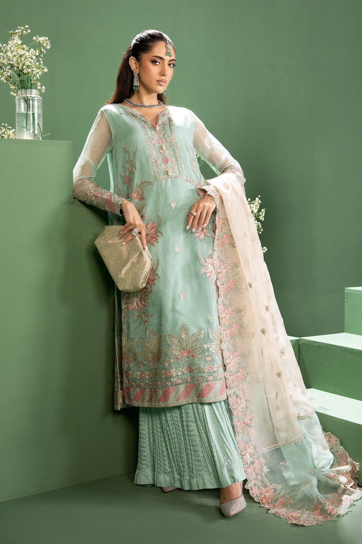 Maria b | Formal Wears | SF-W24-27 - Wedding Dress - Maria Faisal