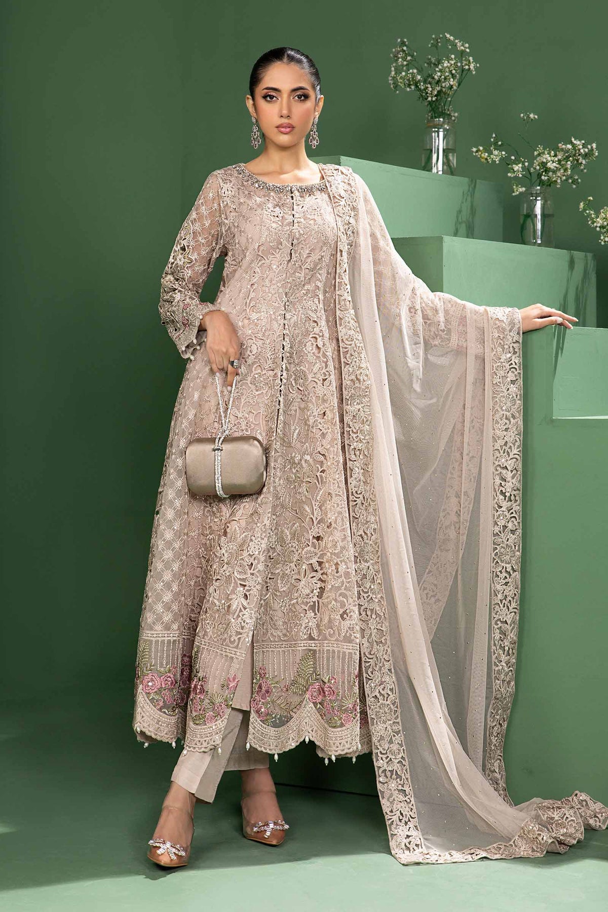Maria b | Formal Wears | SF-W24-46 - Wedding Dress - Maria Faisal