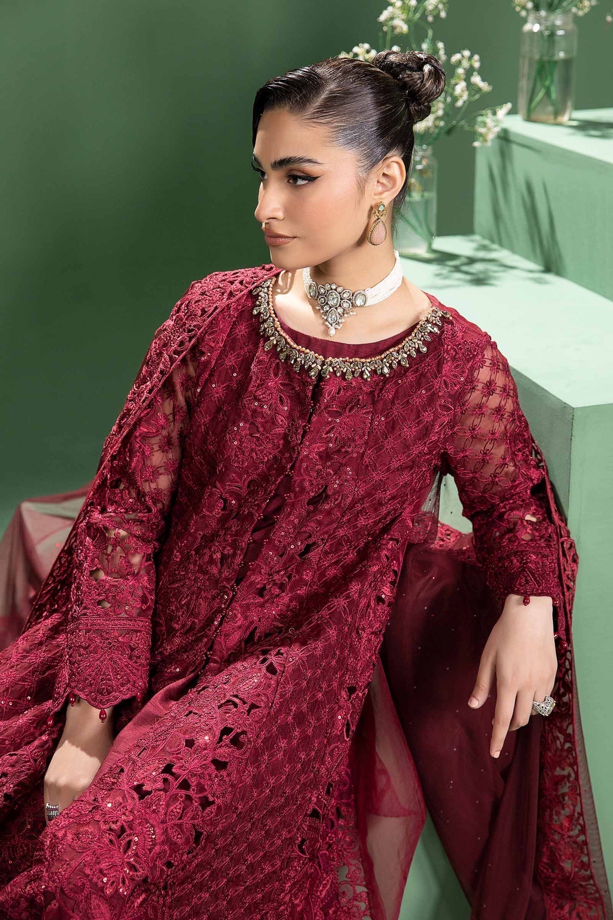 Maria b | Formal Wears | SF-W24-46 - Wedding Dress - Maria Faisal