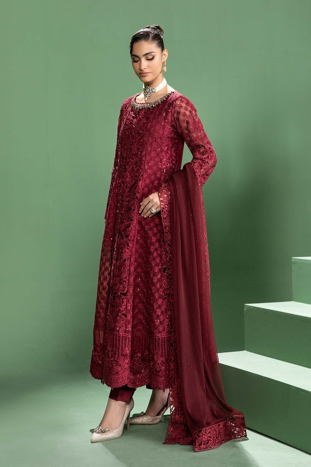 Maria b | Formal Wears | SF-W24-46 - Wedding Dress - Maria Faisal