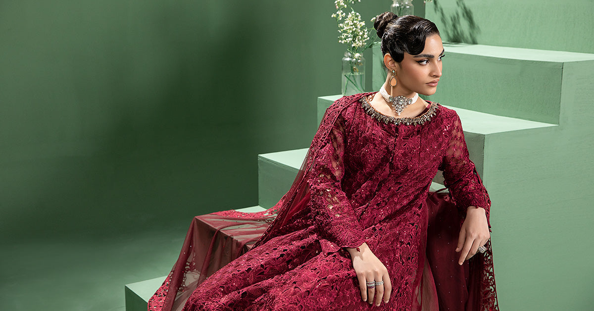 Maria b | Formal Wears | SF-W24-46 - Wedding Dress - Maria Faisal