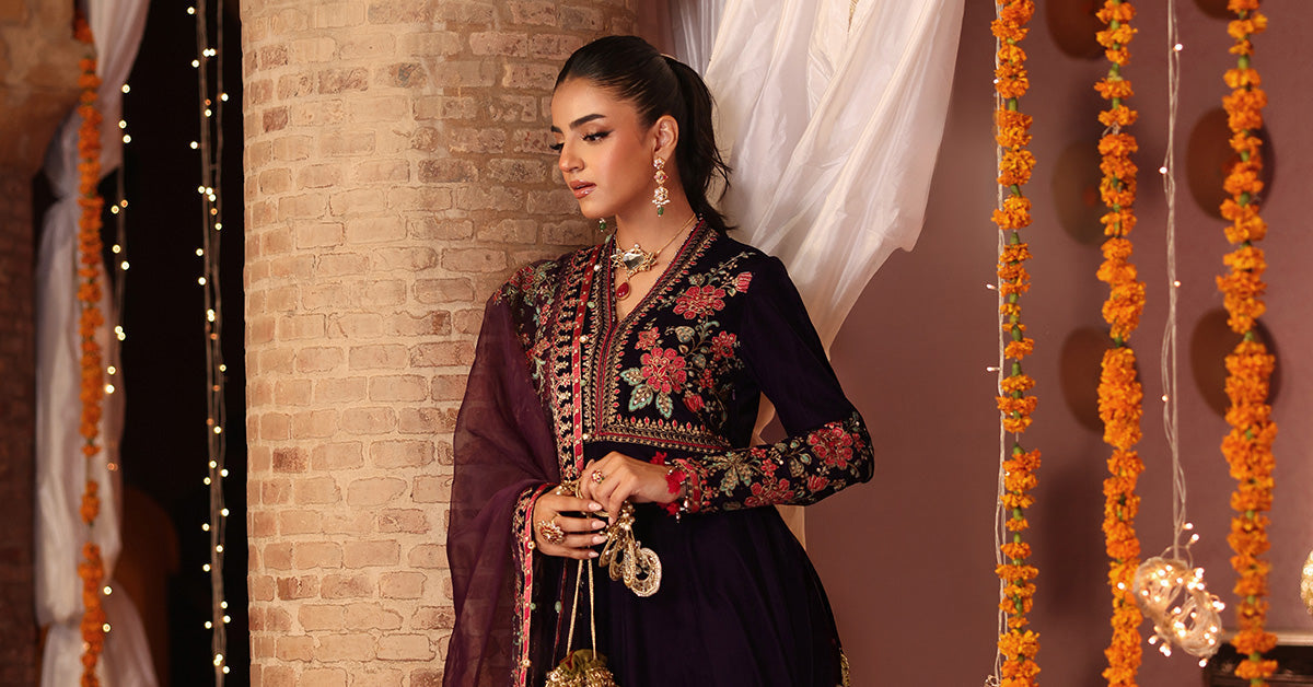 Maria B | Shehnai Luxury Formals | SF-W25-59 - Wedding Dress - available at Maria Faisal in UK and USA.