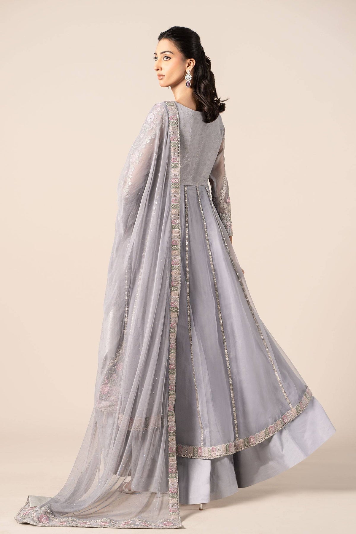 Maria B | Formal Wears | SF-EF25-43 by Maria Faisal - Registered Vendor of : Maria B - type : Ladies Clothes - 100% original wedding dresses