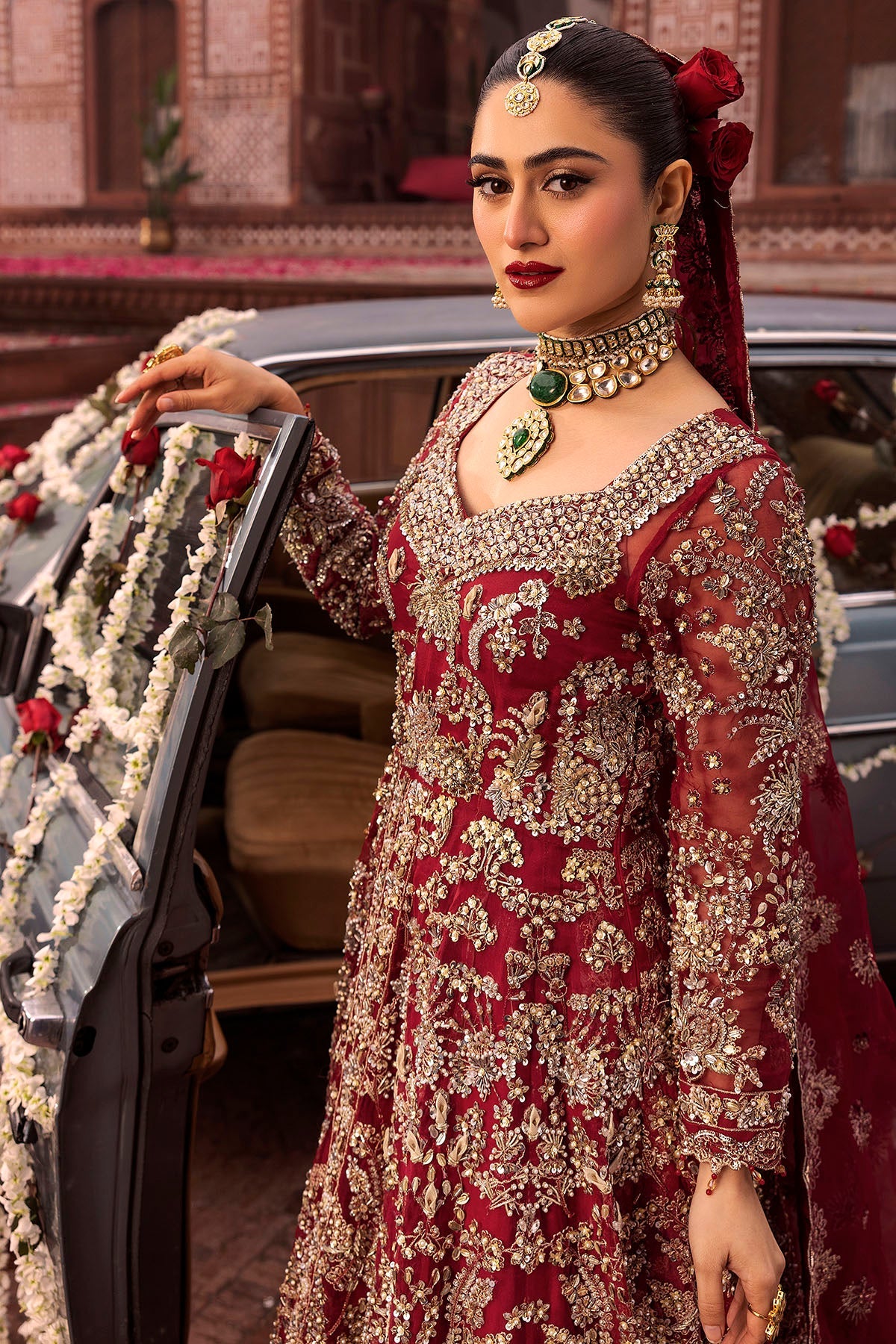 Motifz | Bridal Couture | 0019-SHANARA EMBROIDERED ORGANZA STITCHED by Maria Faisal - Registered Vendor of : Motifz - type : Ladies Clothes - 100% original wedding dresses