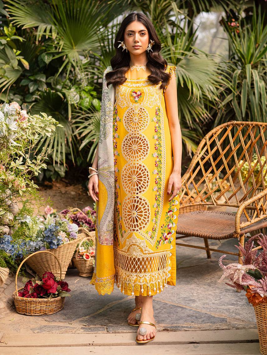 Parishay | Shangrila Luxury Lawn | SHR - 09 by Maria Faisal - Registered Vendor of : Parishay - type : Ladies Clothes - 100% original wedding dresses