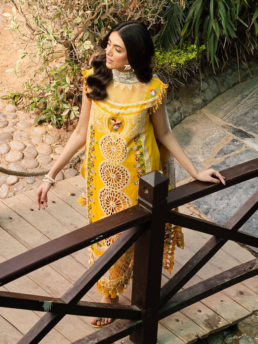 Parishay | Shangrila Luxury Lawn | SHR - 09 by Maria Faisal - Registered Vendor of : Parishay - type : Ladies Clothes - 100% original wedding dresses