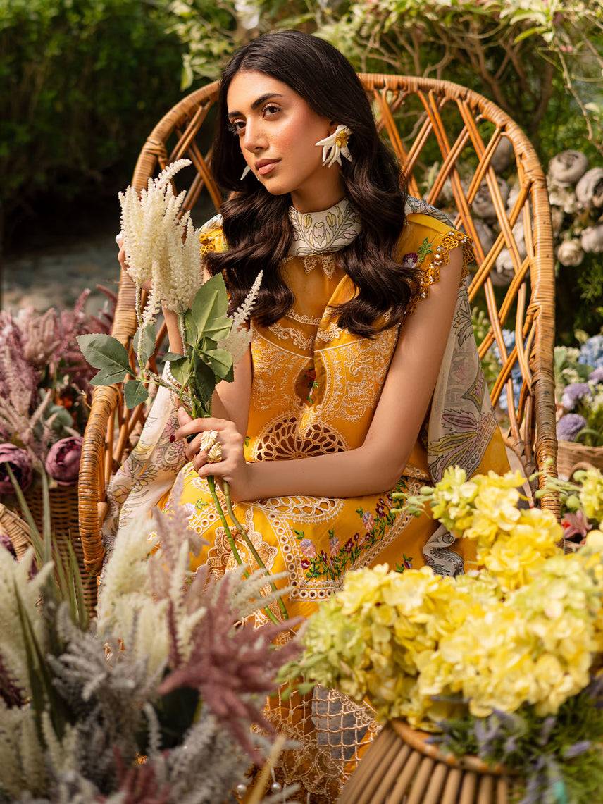 Parishay | Shangrila Luxury Lawn | SHR - 09 by Maria Faisal - Registered Vendor of : Parishay - type : Ladies Clothes - 100% original wedding dresses