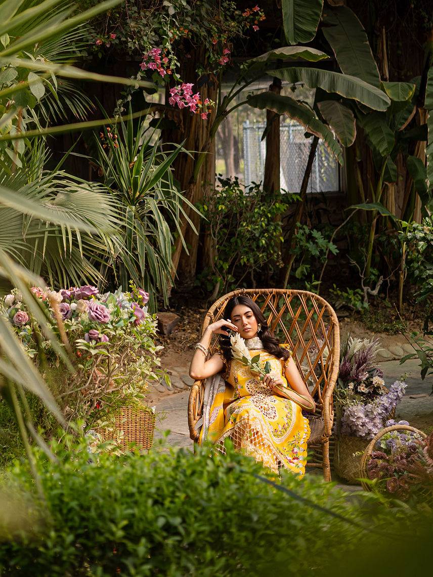 Parishay | Shangrila Luxury Lawn | SHR - 09 by Maria Faisal - Registered Vendor of : Parishay - type : Ladies Clothes - 100% original wedding dresses