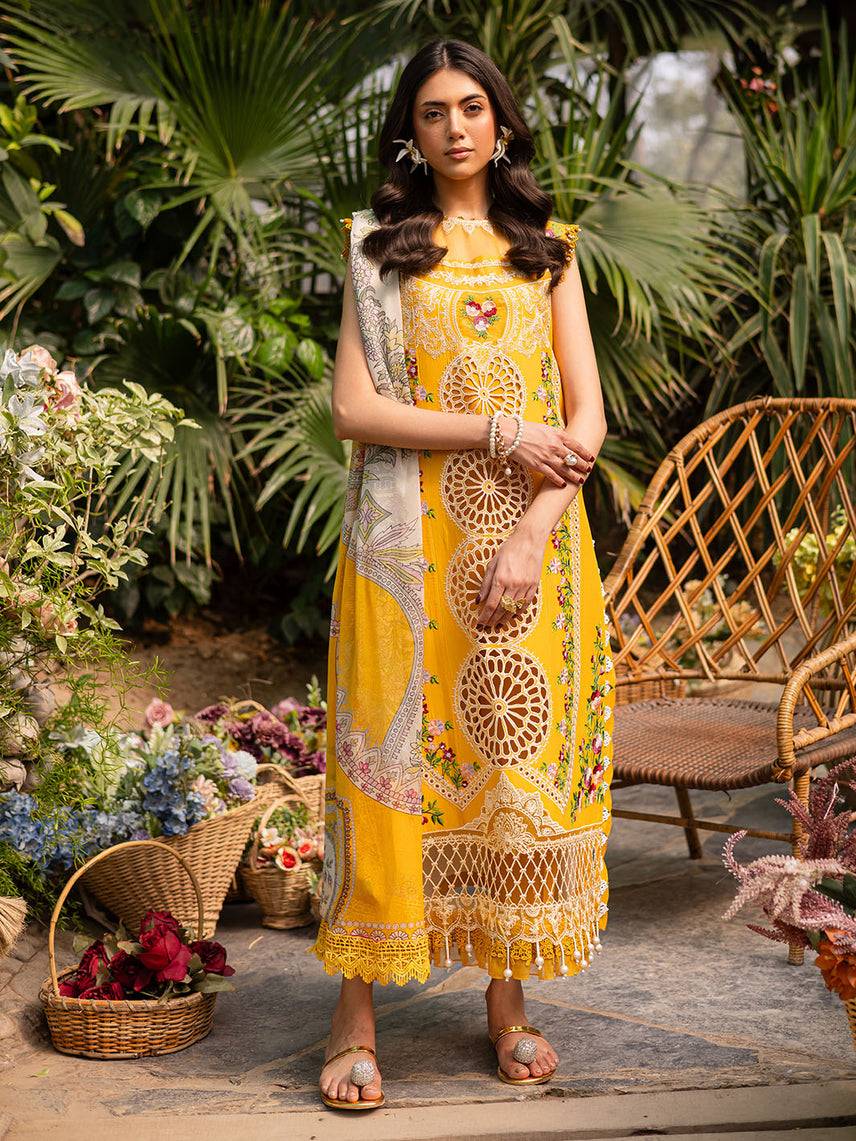 Parishay | Shangrila Luxury Lawn | SHR - 09 by Maria Faisal - Registered Vendor of : Parishay - type : Ladies Clothes - 100% original wedding dresses