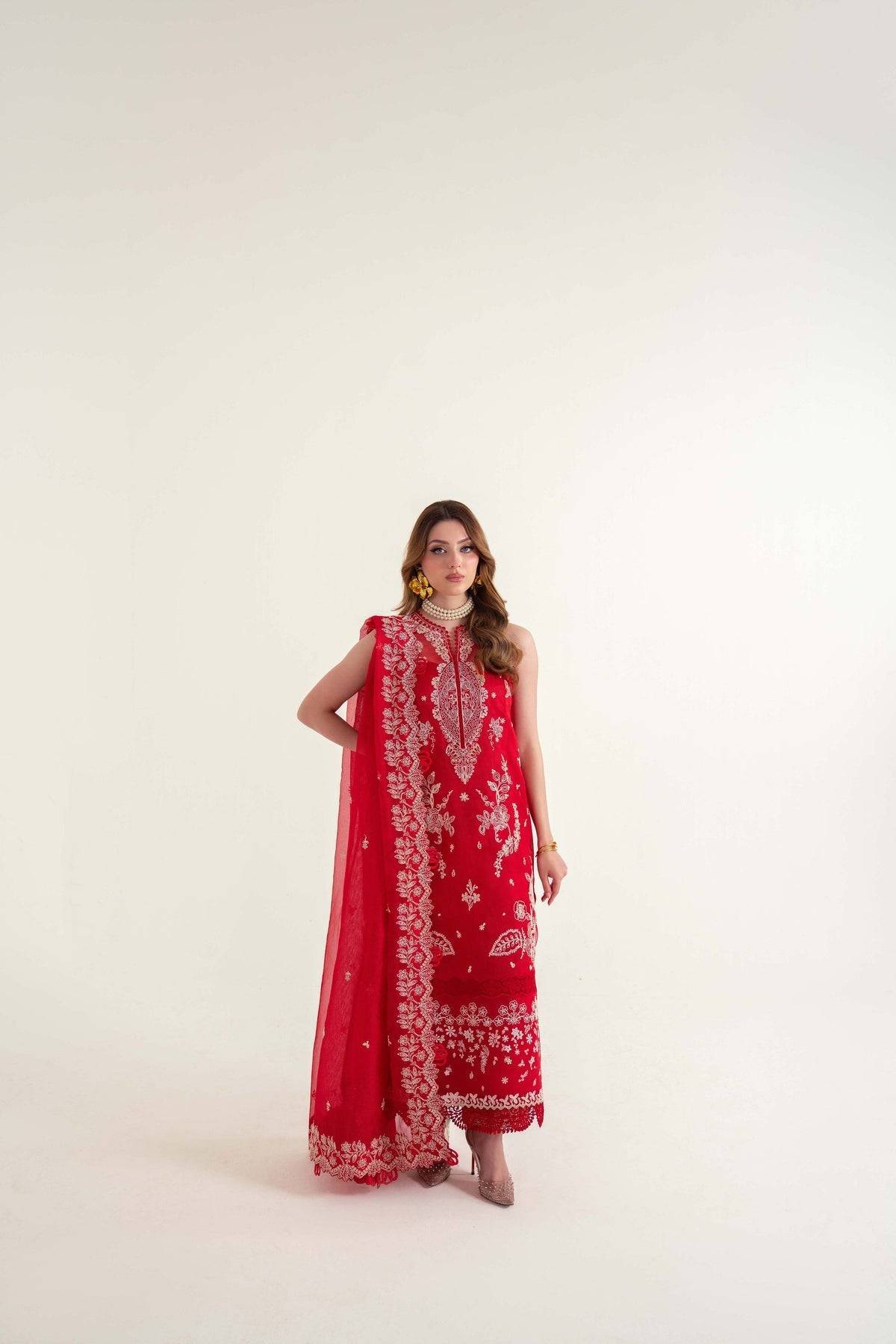 Sable Vogue | Luxury Lawn 25 | SL-02-25-V2 by Maria Faisal - Registered Vendor of : Sable Vogue - type : Ladies Clothes - 100% original wedding dresses