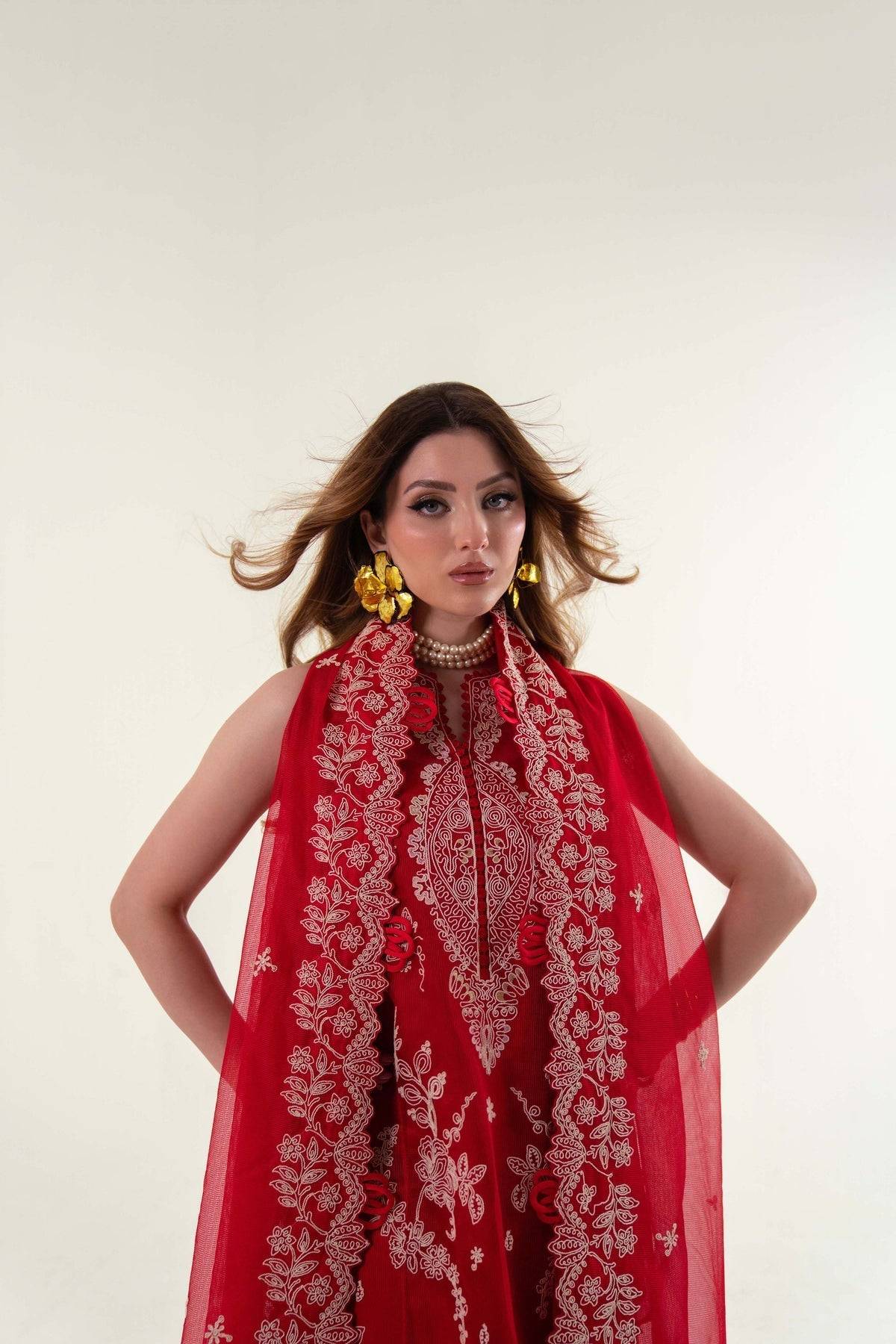 Sable Vogue | Luxury Lawn 25 | SL-02-25-V2 by Maria Faisal - Registered Vendor of : Sable Vogue - type : Ladies Clothes - 100% original wedding dresses