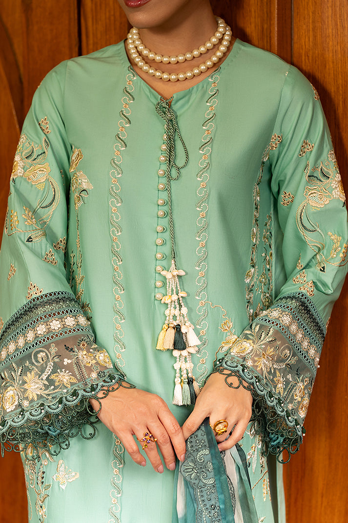 Imrozia Premium | Maya Luxury Lawn 26 | SL-156 Yalina - Luxury Dress - available at Maria Faisal in UK and USA.