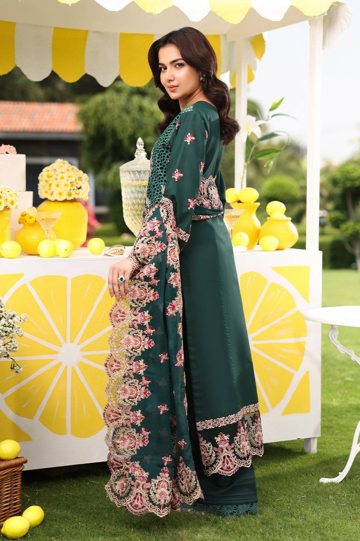 Imrozia Premium | Hayam Luxury Lawn 25 | SL 89 AMAL by Maria Faisal - Registered Vendor of : Imrozia Premium - type : Ladies Clothes - 100% original wedding dresses