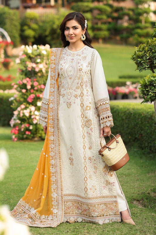 Imrozia Premium | Hayam Luxury Lawn 25 | SL 91 LULU by Maria Faisal - Registered Vendor of : Imrozia Premium - type : Ladies Clothes - 100% original wedding dresses