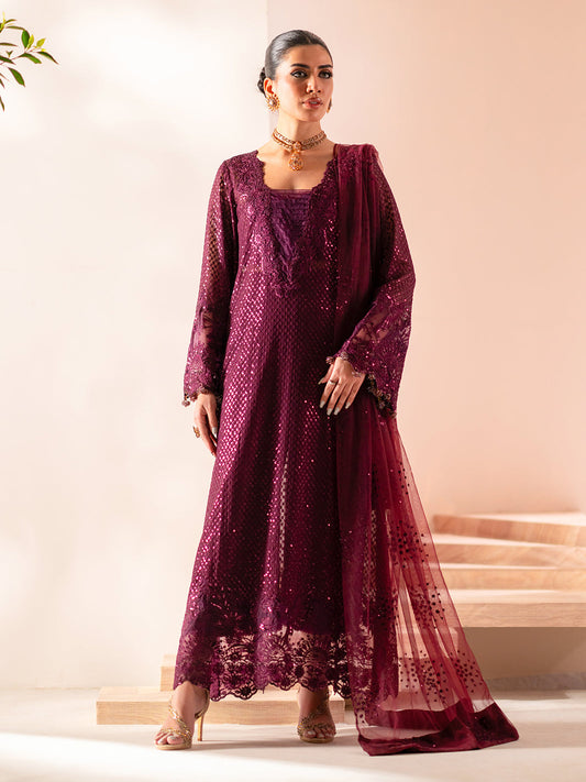 Izel | Stardust Luxury Collection | SLC-015-Elma - Designer Dress with Intricate embroidery and embellishments. Shop elegent wedding dress at Maria Faisal.