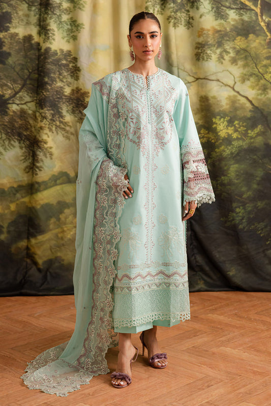 Marjjan | Guzel Lawn | SMC 208-B (Ferozi) - Ladies Clothes - Maria Faisal