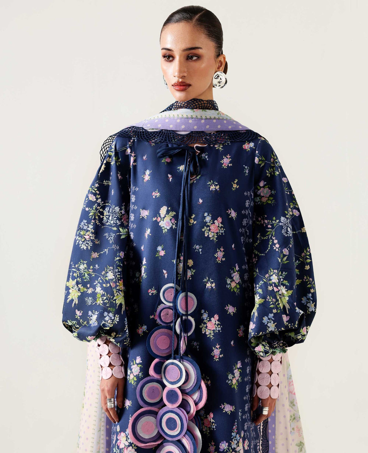 Republic Womenswear | Neoma Summer Prints 26 | Kaia - Luxury Dress - available at Maria Faisal in UK and USA.