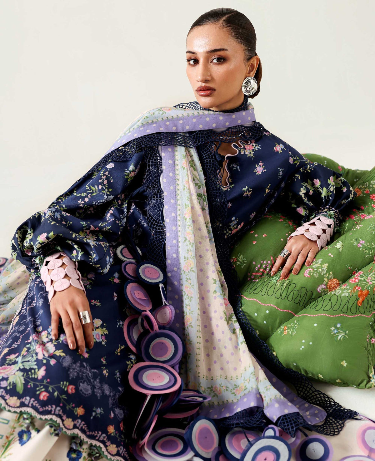 Republic Womenswear | Neoma Summer Prints 26 | Kaia - Luxury Dress - available at Maria Faisal in UK and USA.