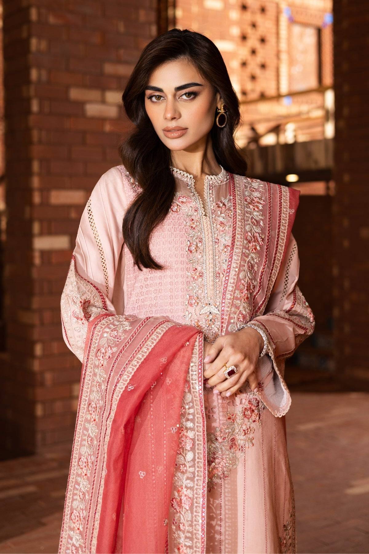 Imrozia Premium | Naya Luxury Eid Edit | SP-49 ZIMAL by Maria Faisal - Registered Vendor of : Imrozia Premium - type : Ladies Clothes - 100% original wedding dresses