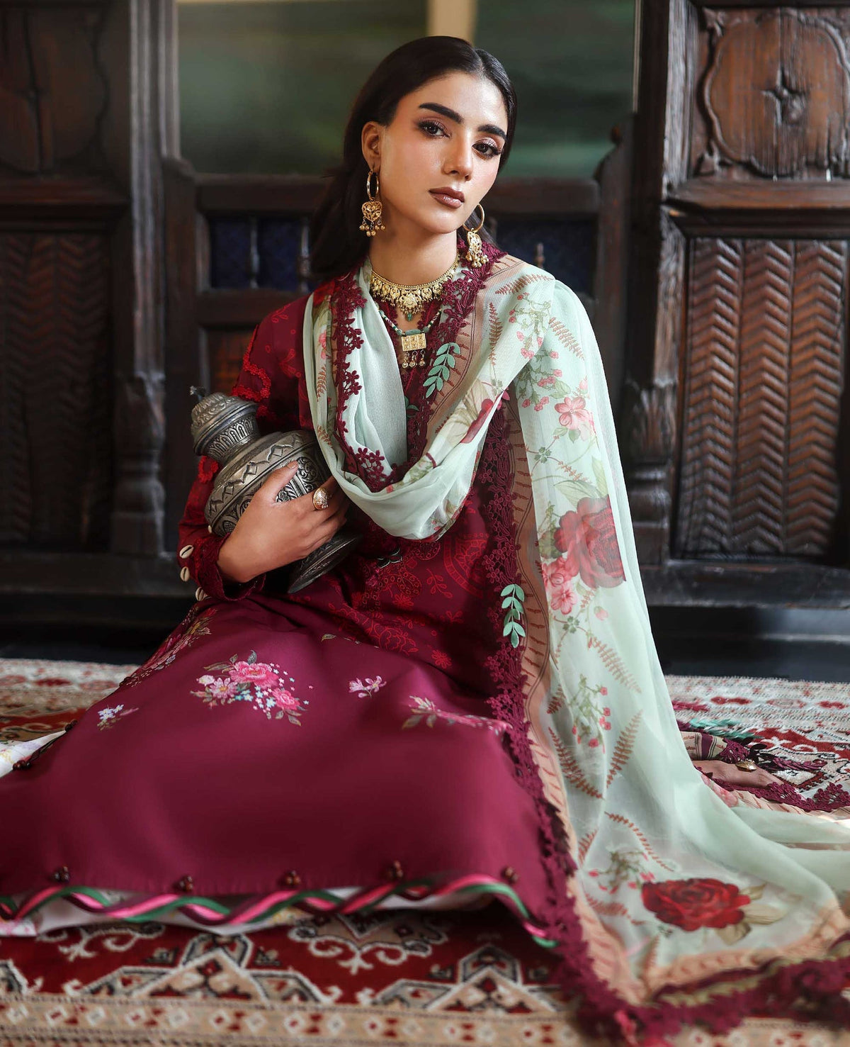 Republic Womenswear | Neoma Summer Prints 26 | Noea - Luxury Dress - available at Maria Faisal in UK and USA.