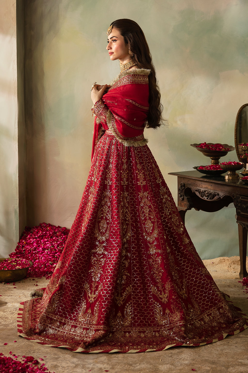 Saad Shaikh | Elana Wedding Formals |  Cerise - Ladies Clothes - Maria Faisal