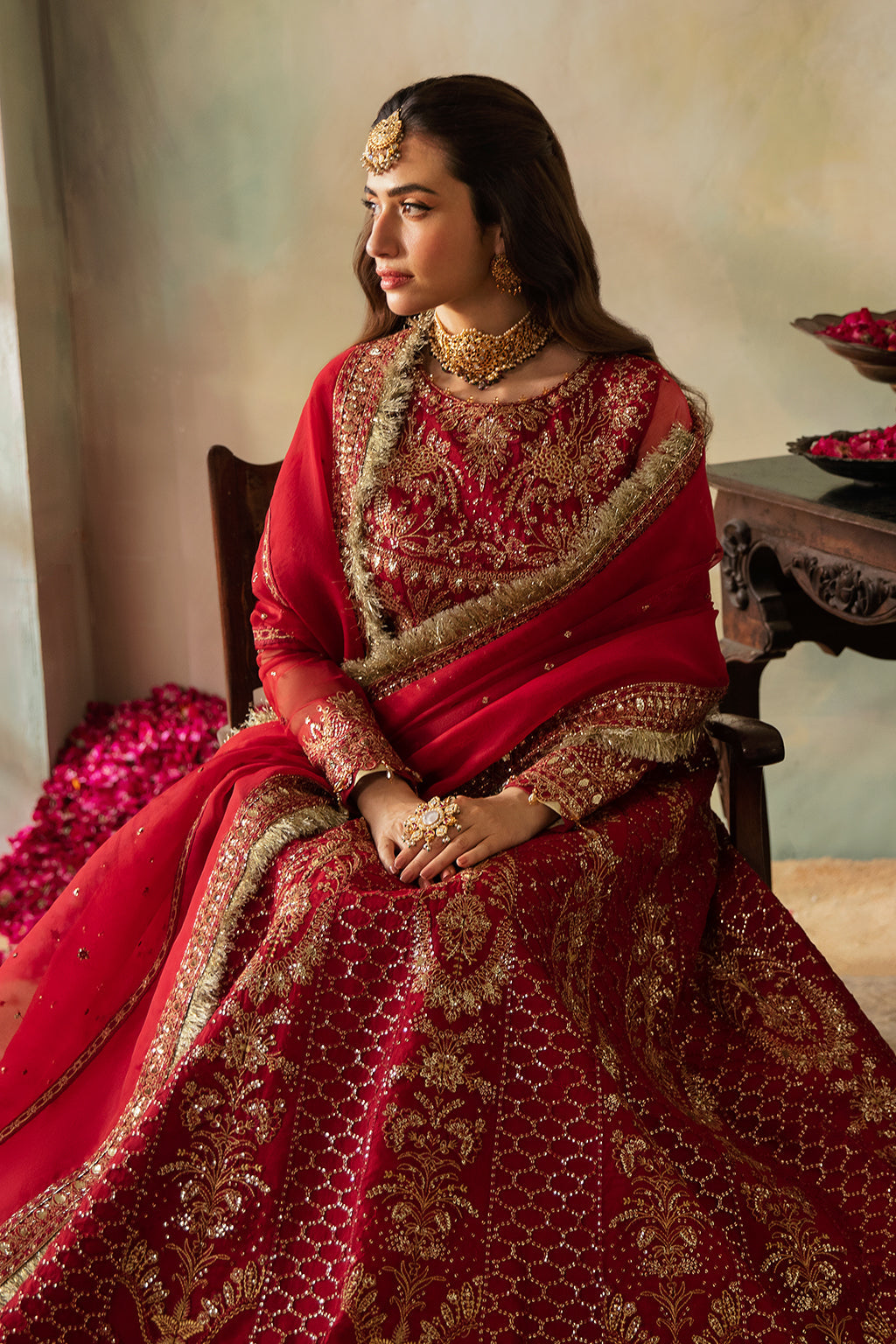 Saad Shaikh | Elana Wedding Formals |  Cerise - Ladies Clothes - Maria Faisal