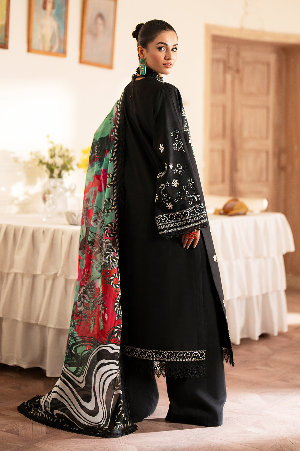 Saad Shaikh | Lumiere Winter |  D-06 Seina - Designer Dress with Intricate embroidery and embellishments. Shop elegent wedding dress at Maria Faisal.