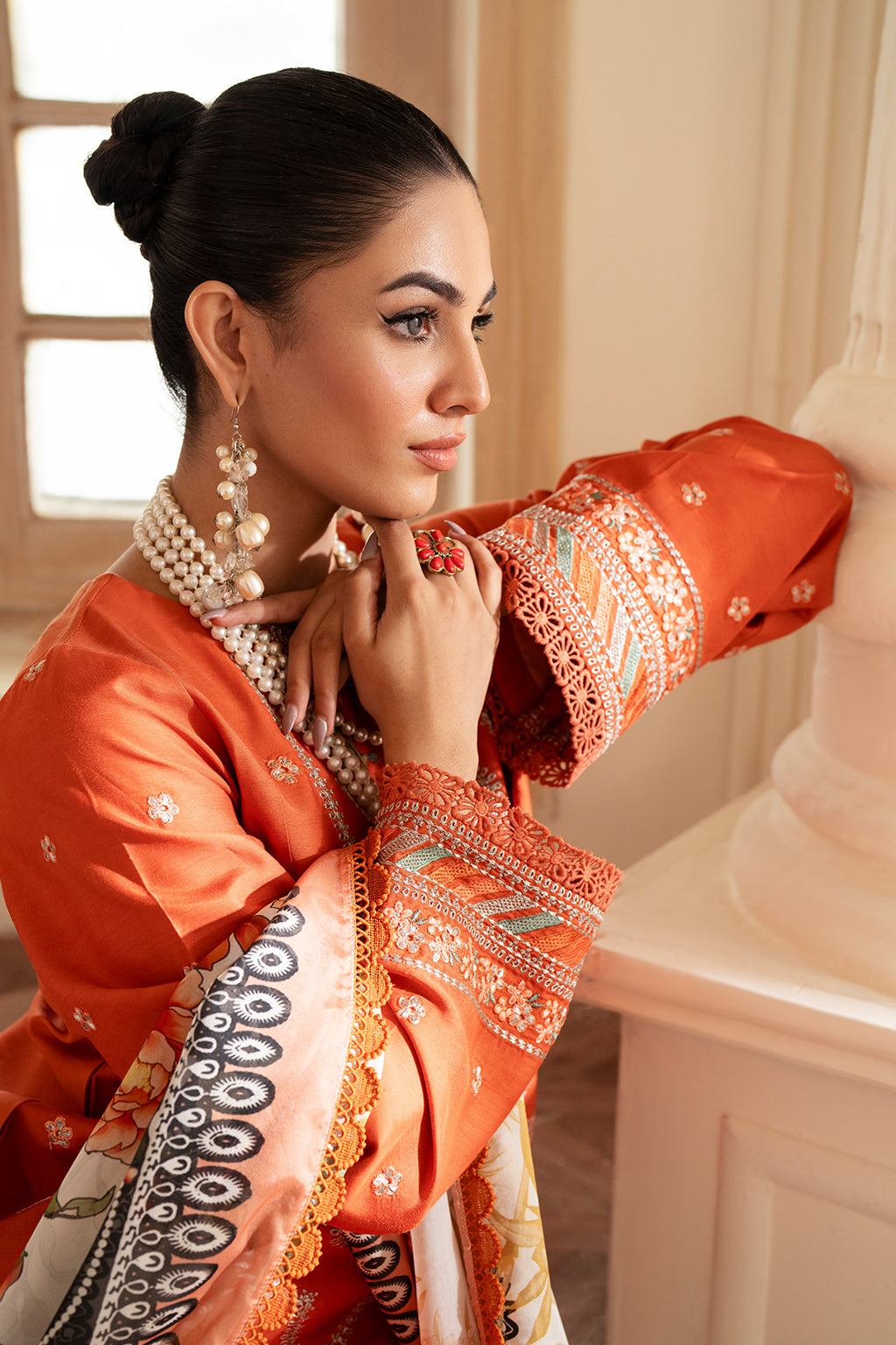 Saad Shaikh | Lumiere Winter |  D-02 Zenith - Designer Dress with Intricate embroidery and embellishments. Shop elegent wedding dress at Maria Faisal.