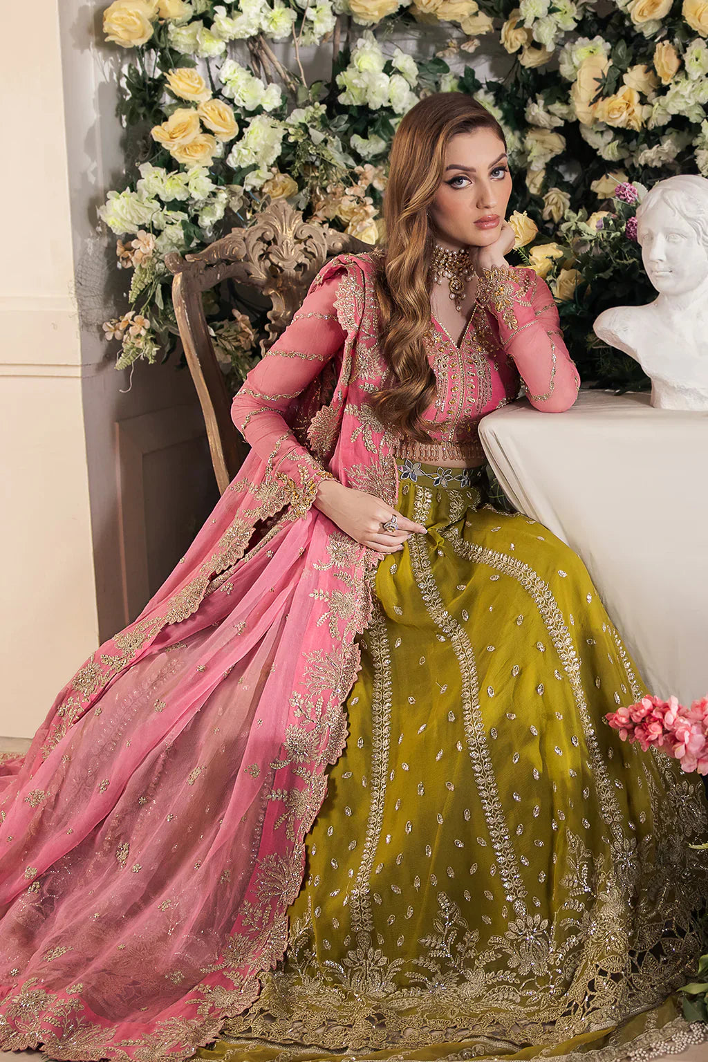 Saad Shaikh | Panache Luxury Chiffon 24 | Taskheer - Wedding Dress - Maria Faisal