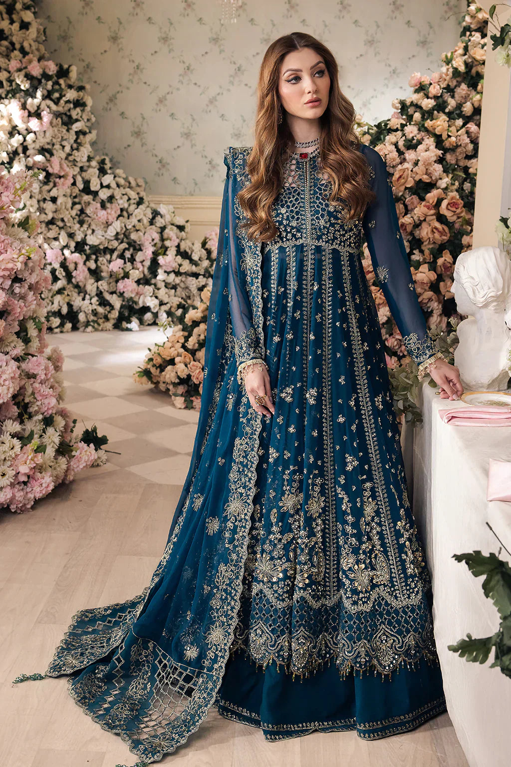 Saad Shaikh | Panache Luxury Chiffon 24 | Yumna - Wedding Dress - Maria Faisal
