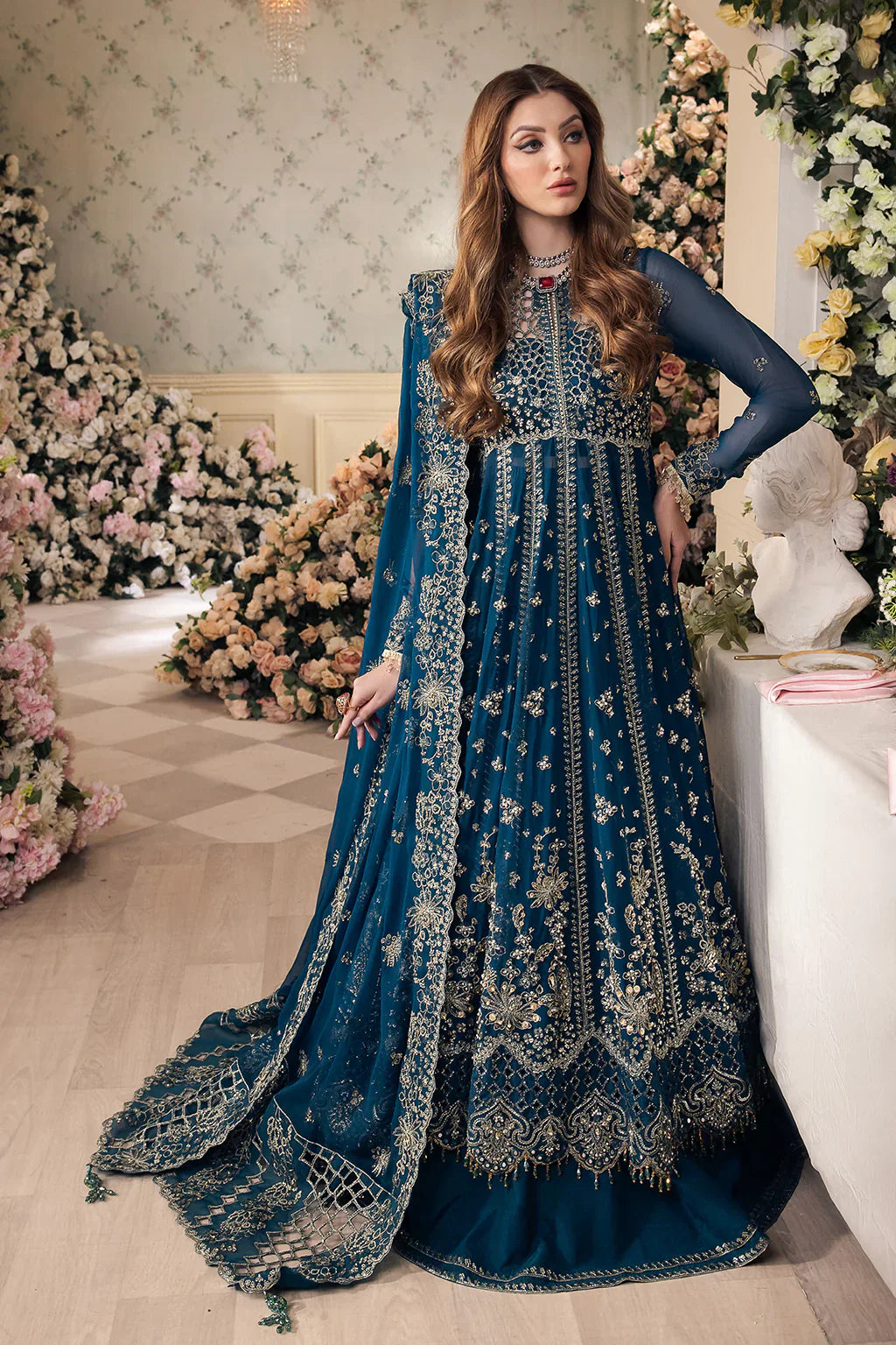 Saad Shaikh | Panache Luxury Chiffon 24 | Yumna - Wedding Dress - Maria Faisal