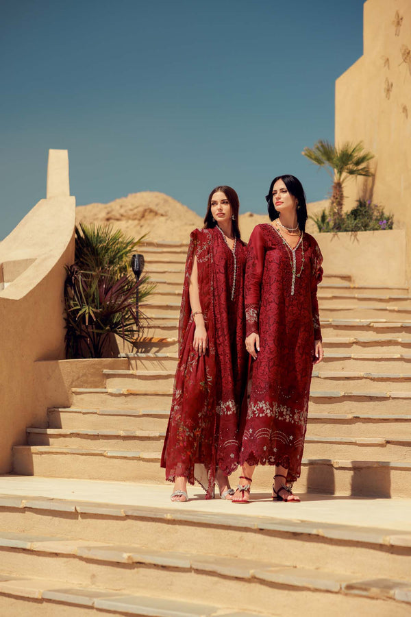 Noor by Saadia Asad | Eid Laserkari Lawn 24 | D1 - Maria Faisal