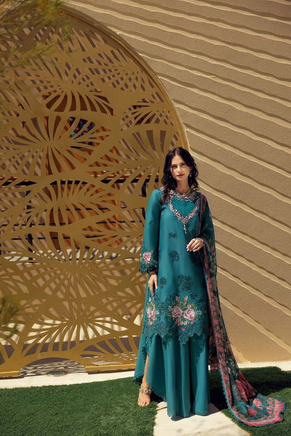 Noor by Saadia Asad | Eid Laserkari Lawn 24 | D4 - Maria Faisal
