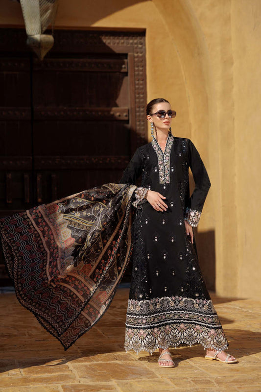 Noor by Saadia Asad | Eid Laserkari Lawn 24 | D6 - Maria Faisal