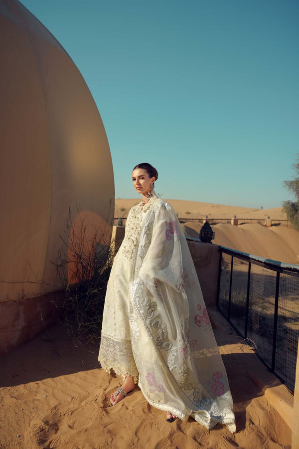 Noor by Saadia Asad | Eid Laserkari Lawn 24 | D2 - Maria Faisal