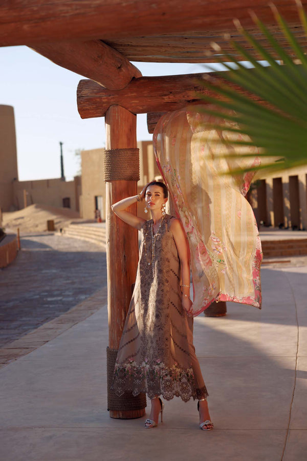 Noor by Saadia Asad | Eid Laserkari Lawn 24 | D8 - Maria Faisal
